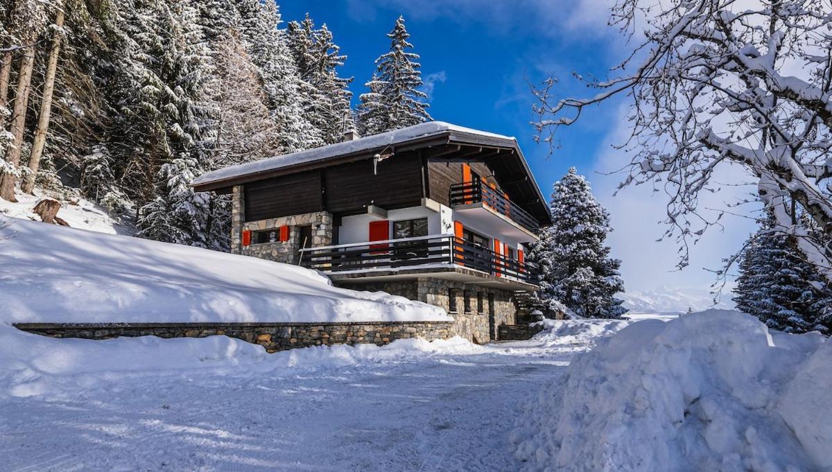 Chalet Familial Les Girolles aux portes d'Anzère Arbaz Extérieur photo